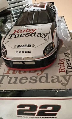 Brad Keselowski #22 Ruby Tuesday 2010 Charger 1:24 Scale, RARE! - Image 1 of 4