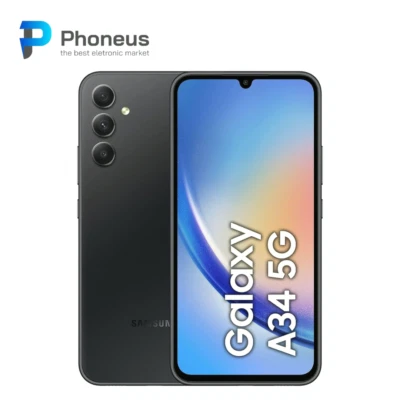 Samsung Galaxy A34 5G 128GB Awesome Graphite 6GB RAM Dual SIM Unlocked - Image 1 of 4