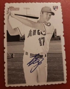 2018 Topps Heritage High Numbers Deckle Shohei Ohtani #1 RC Rookie Card - Picture 1 of 6