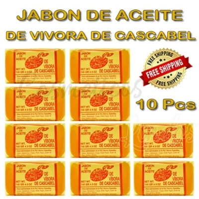 10Pcs Jabón Aceite de Víbora de Cascabel - Rattlesnake Soap Bars - Image 1 of 4
