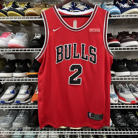 Nike Connect Lonzo Ball Chicago Bulls Swingman Jersey Size 52 Cover
