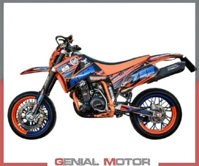 Terminale Scarico GPR FURORE NERO Omo per KTM LC4 640 END Advent Super 2003 2006 Foto 1 de 4