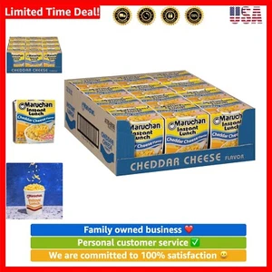 Maruchan Instant Lunch Cheddar Cheese, 2.25 Oz, Pack of 12 - Picture 1 of 11
