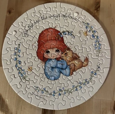 VINTAGE “ Love is Gentle” HALLMARK SPRINGBOK MINI JIGSAW PUZZLE - Image 1 of 4