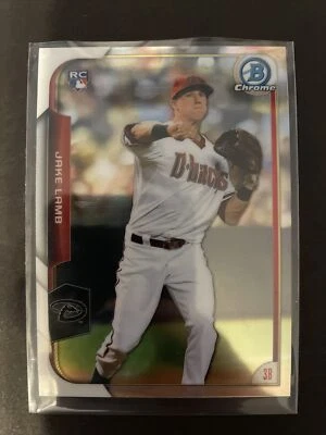 2015 Bowman Chrome Jake Lamb Rookie Card - Image 1 of 2