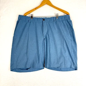 Under Armour Match Play Golf Shorts Mens 42 Inseam 9 in Blue UA Heatgear - Picture 1 of 8