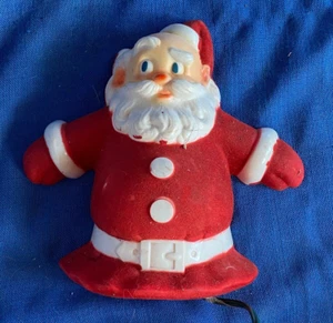 VINTAGE GLO-LITE ILLUMINATED SANTA-GLO TREE TOPPER WALL/MANTLE Window Decor 1950 - Picture 1 of 7
