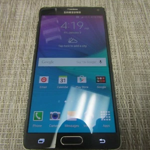 SAMSUNG GALAXY NOTE 4 (AT&T) ESN PULITO, FUNZIONANTE, LEGGERE BENE!! 64253 - Foto 1 di 3
