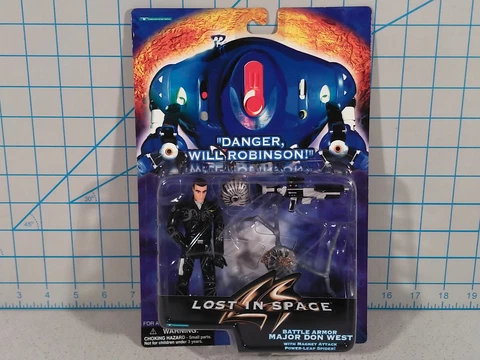 Lost In Space Movie Action Figure, Battle Armor Don West, Trendmasters 1997 Cover