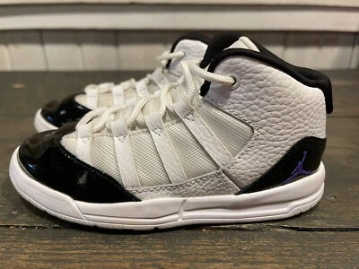 Nike Air Jordan Max Aura Concord Tenis Negro Blanco Niño Pequeño Talla 10C AQ9215-121 Foto 1 de 4