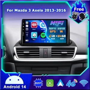64GB CarPlay Android 14 Auto Car Stereo GPS Navi🌟For Mazda 3 Axela 2013-2016🌟 - Bild 1 von 18