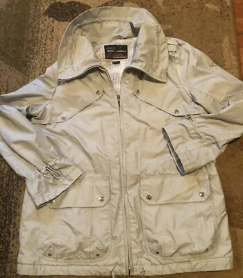 Zero Xposure Impermeable Gris Cremallera Completa Impermeable Chaqueta de Lluvia Para Mujer Talla L Foto 1 de 4