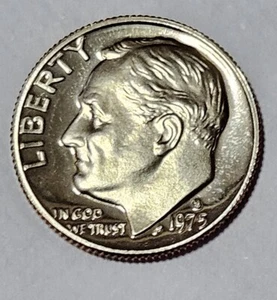 1975 S Roosevelt Dime Choice Proof 10c US Coin Collectible - Picture 1 of 2