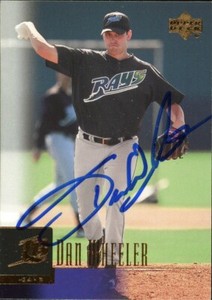 2000 Upper Deck DAN WHEELER Signed Card autograph AUTO RAYS RED SOX