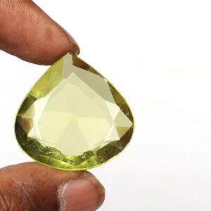 Pear Cut Yellow Citrine 90.95 Ct. Faceted Loose Gemstone for Jewelry FO-255 - Picture 1 of 5