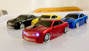 Cute US 3D USB 2.4Ghz Wireless car mouse Laptop PC Game Light Mice LED Xmas Gift - Picture 1 of 27