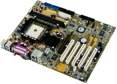 Asus K8V-F/S Socket 754 2x DDR AGP 5x PCI ATX Mainboard - Image 1 of 3