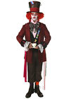 Premium Mad Hatter Adult Male Halloween Costume XL Size