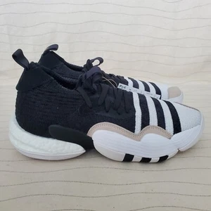 Adidas Mens Trae Young 2 Boost Black White Basketball Shoes Sneakers H0647 Sz 10 - Picture 1 of 11