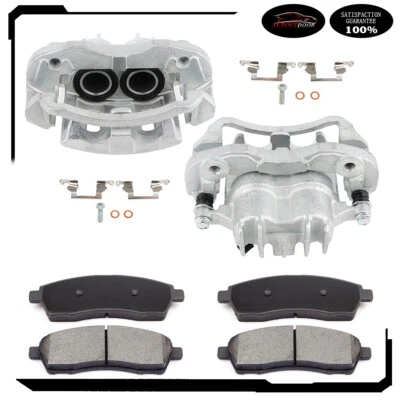 Pinzas de freno traseras y pastillas de cerámica para Ford F-250 F-350 Super Duty 1999-2004 Foto 1 de 4