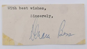 Demaree Bess, Autogrammausschnitt, amerikanischer Journalist & Kriegskorrespondent - Bild 1 von 1