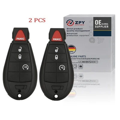 2 Remote Key Fob For 2013 2014 2015 2016 2017 2018-2021 Dodge Ram 1500 2500 3500 - Image 1 of 4
