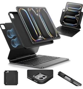 ESR Rebound Series Coque iPad Pro 13 Pouces avec Clavier (M4, 2024) Support Magnétique - Photo 1/14