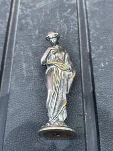 Antike griechische Figur Dame Souvenir Charm Stück ungewöhnliches Stück Original Stück 7c - Bild 1 von 3