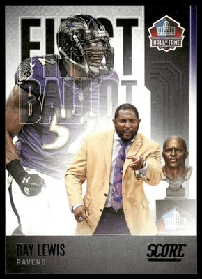2022 Score #FB-RL Ray Lewis First Ballot - Image 1 of 2