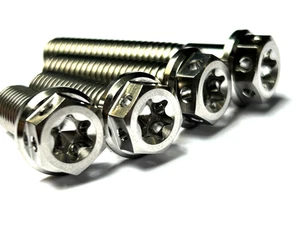 KTM EURO STYLE M8x20 DUAL DRIVE TITANIUM RACE SPEC BOLTS SCREWS 0025080206 - Picture 1 of 32