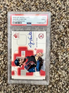 1999 Upper Deck SP Signature Edition Jason Varitek AUTO PSA 9 - Picture 1 of 2