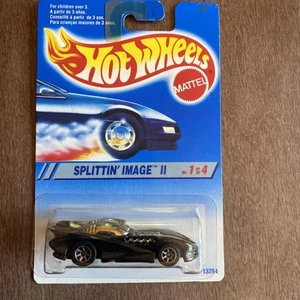 Hot Wheels 1994 Splittin Image II Black #13284 - International Packaging - Neu - Bild 1 von 5