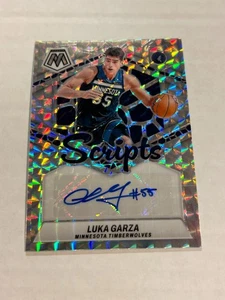 2023-24 PANINI MOSAIC LUKA GARZA SILVER PRIZM SCRIPTS AUTO TIMBERWOLVES SP - Picture 1 of 2