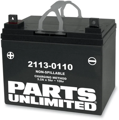 Parts Unlimited 2113-0094 AGM Factory Activated Maintenance-Free Battery - Image 1 of 3