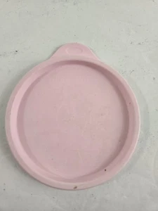 Tupperware Pastel Pink Replacement Lid 8232ALid ONLY Round 4" - Picture 1 of 3