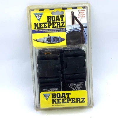 Nuevo par de correas de almacenamiento de montaje en pared para kayak canoa Boat Keeperz Seattle Sports Foto 1 de 4