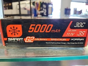 NEW Spektrum SPMX53S30H5 11.1V 5000mAh 3S 30C Smart G2 Hardcase LiPo Battery IC5 - Picture 1 of 5