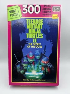 New 1991 Teenage Mutant Ninja Turtles II Secret Ooze Movie Poster 300pc Puzzle - Picture 1 of 7
