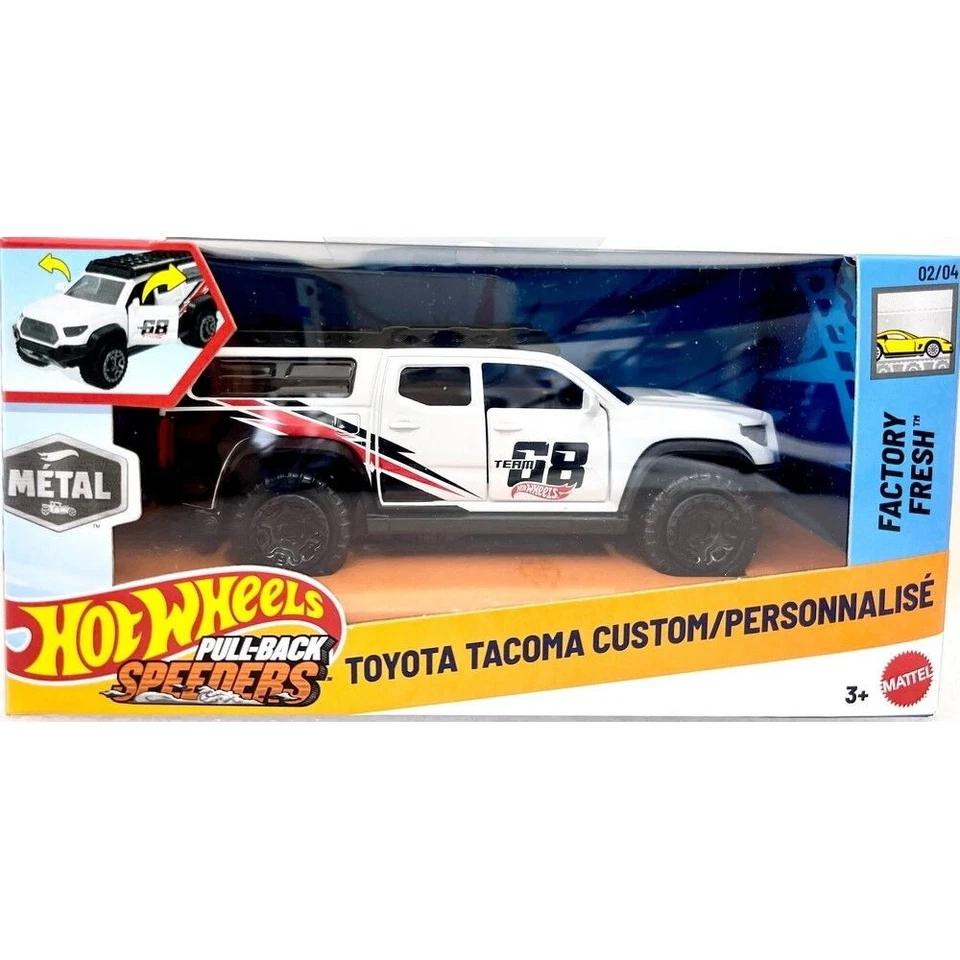 Velocidades Hot Wheels Pullbacks Toyota Tacoma personalizadas Foto 1 de 1