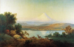 Thomas Hill Mt. Cappuccio eruzione 1865 17"x 22" stampa artistica archivistica - Foto 1 di 1