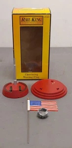 MTH 30-9108 O Gauge Operating American Flag LN/Box - Picture 1 of 4
