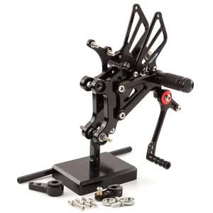 CNC Motorcycle Rearset Foot Pegs Rear set Fit For Aprilia RS125 2T 125 1996-2010 - Picture 1 of 1