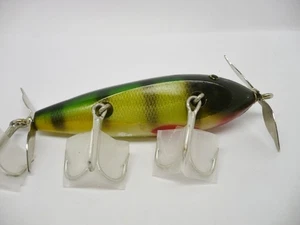 Vintage Fishing Lure Plastic CCB Creek Chub Injured Minnow Perch 3 3/4" Clean - Picture 1 of 4