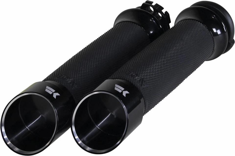 Empuñaduras de contorno personalizadas Khrome Werks Edge | Cable | Negro (500240) Foto 1 de 1