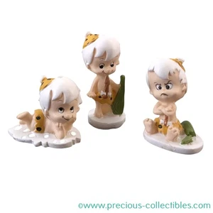 Extremely rare! Vintage Bamm-Bamm Rubble figurines set. Hanna-Barbera. - Picture 1 of 8
