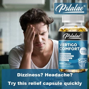 Vertigo Comfort 1750mg-Relieve Dizziness Symptoms,Inner Ear Balance,Sea Sickness - Picture 1 of 12