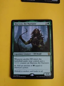 MArwyn, the Nurturer. Rare Elf druid dominaria Magic the Gathering Card. - Picture 1 of 4