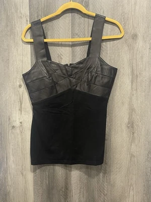 Camisola Bailey 44 Vegana 1/2 Cuero Negra. Mediano Foto 1 de 4