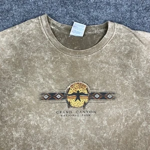 Gildan T-Shirt Herren L braun Faded Grand Canyon Nationalpark Grafik Natur Tee - Bild 1 von 7