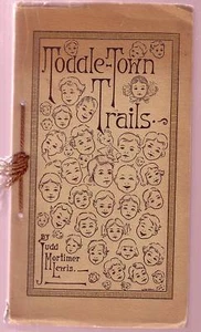 TEXAS POET LAUREATE  J.M. LEWIS TODDLE TOWN TRAILS 1914 VINTAGE BOOK  TEXAS - Picture 1 of 2